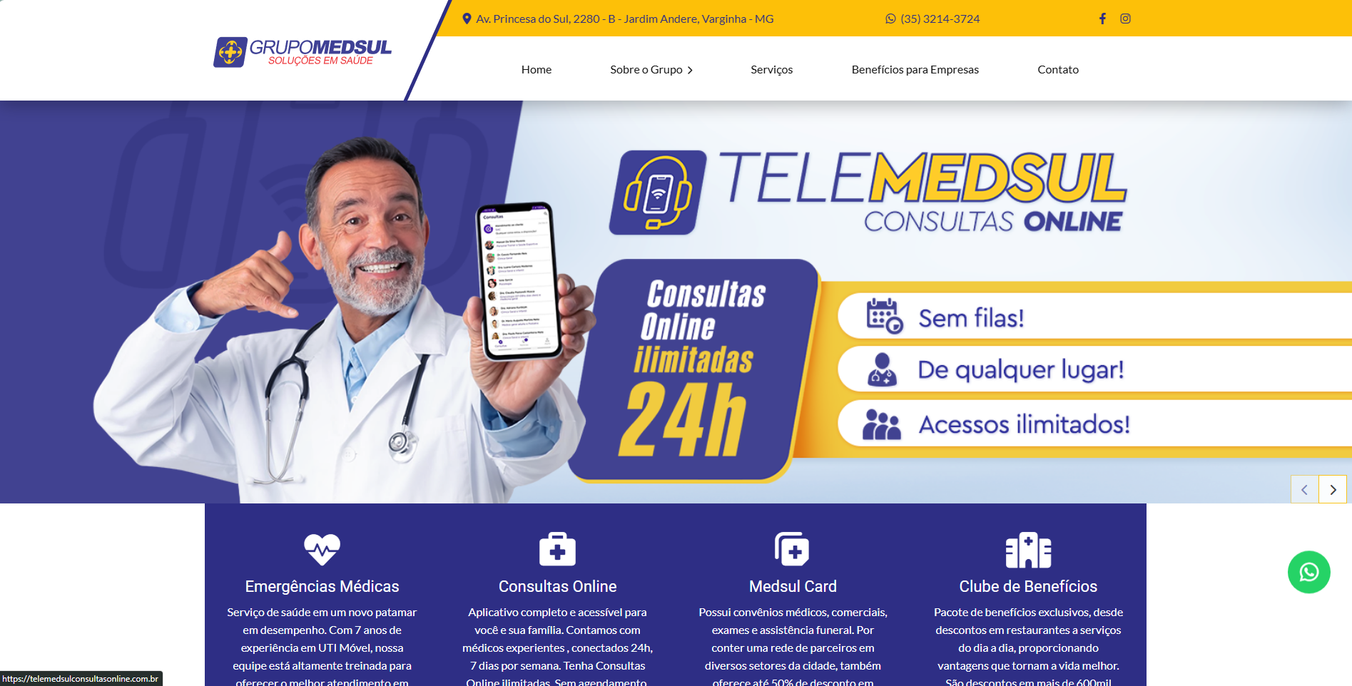 Print do site Medsul