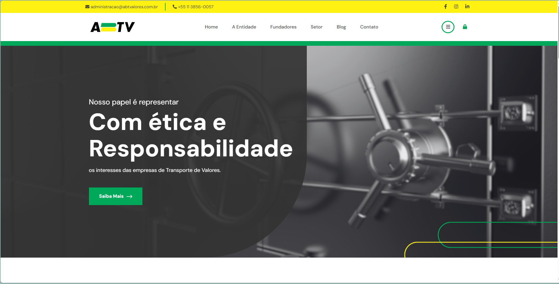 Print do site ABTV