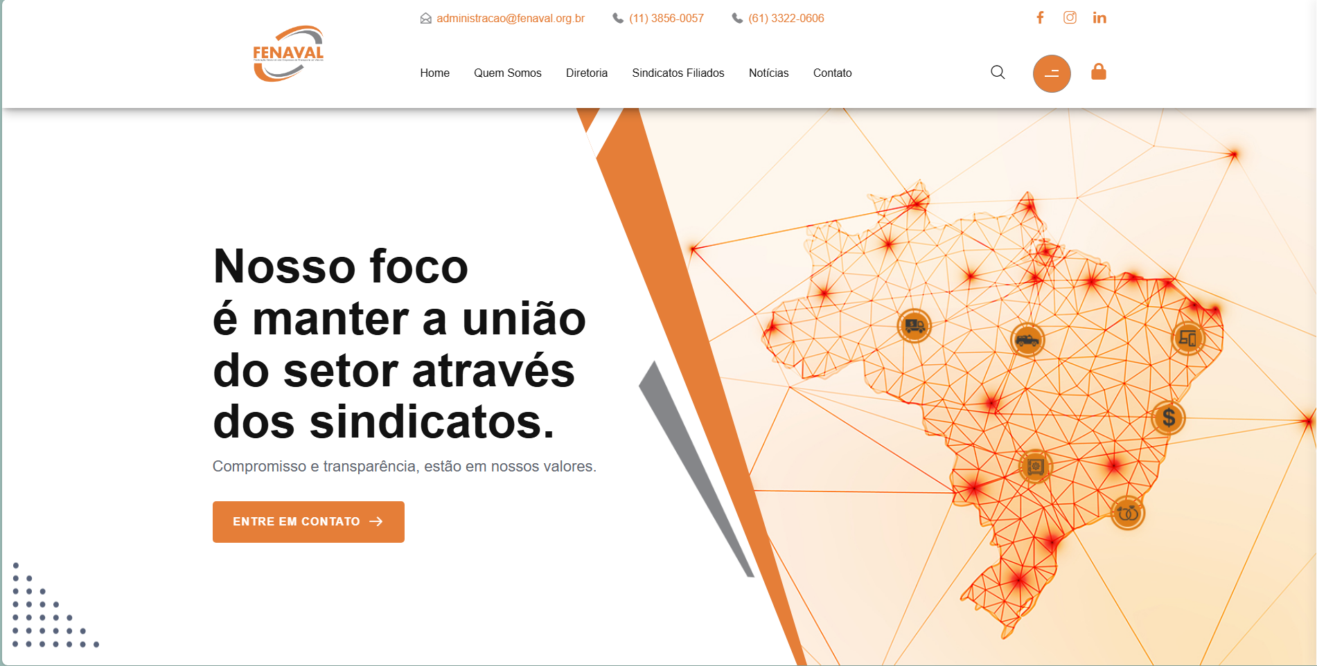 Print do site Fenaval