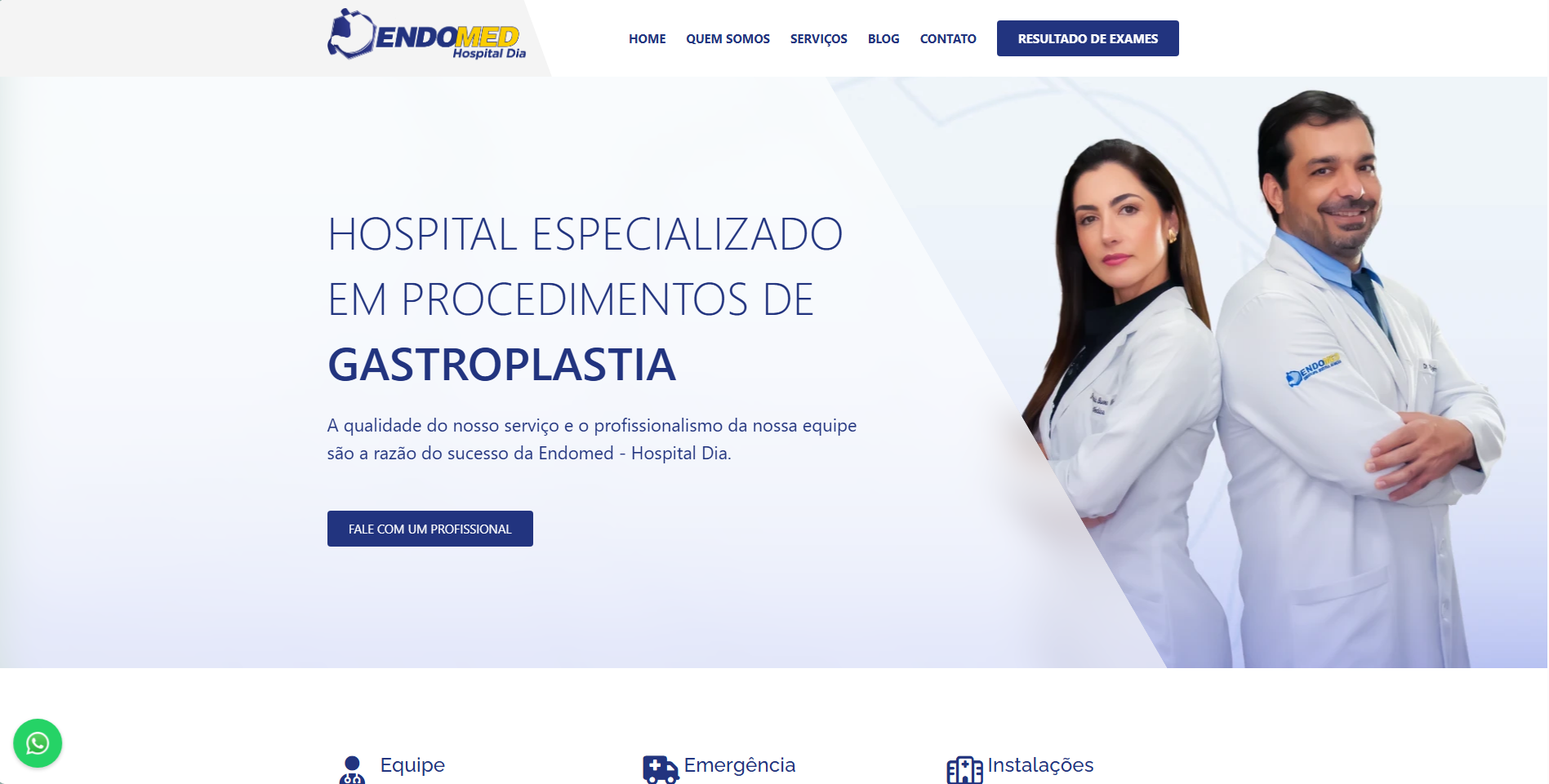 Print do site Endomed